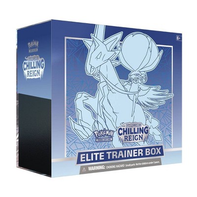 Pokemon Sword & Shield Chilling Reign Elite Trainer Box Ice Rider Calyrex