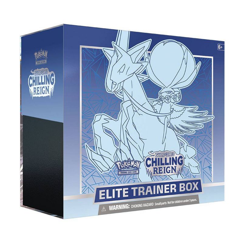 Pokemon Sword &#38; Shield Chilling Reign Elite Trainer Box Ice Rider Calyrex, 1 of 7