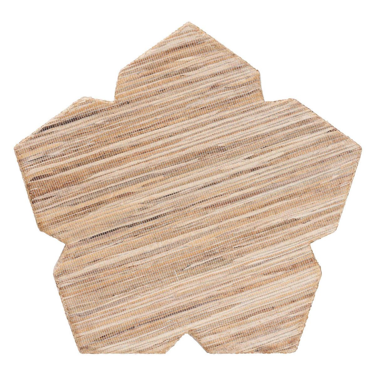 bali & pari Janeth Woven Grasscloth End Table Natural - thumbnail 2