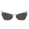 Jimmy Choo JC 4014H 300487 Womens Cat-Eye Sunglasses Gunmetal 56mm - 2 of 3