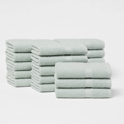 18pk Hand Towel Bundle Mint - Room Essentials™