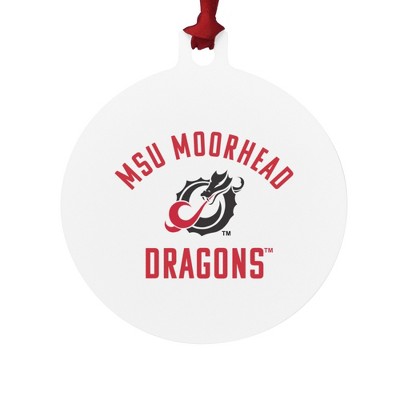 Minnesota State University Moorhead Dragons Aluminum Holiday Christmas Tree Ornament