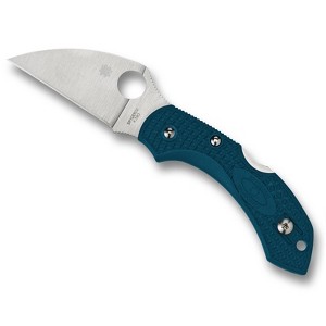 Spyderco Dragonfly 2 Lightweight Folding Pocket Knife with 2.28" K390 Wharnecliffe Blade | Get a Powerhouse Cutting Tool with the FRN Handle, Blue - 1 of 4