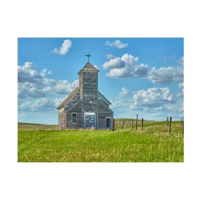 24" x 32" James McLoughlin 'Barn Scene V' Unframed Wall Canvas - Trademark Fine Art