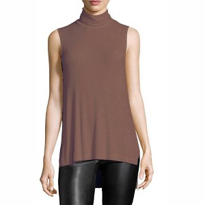 Women's Turtleneck Rib Top - three dots - 1 of 1