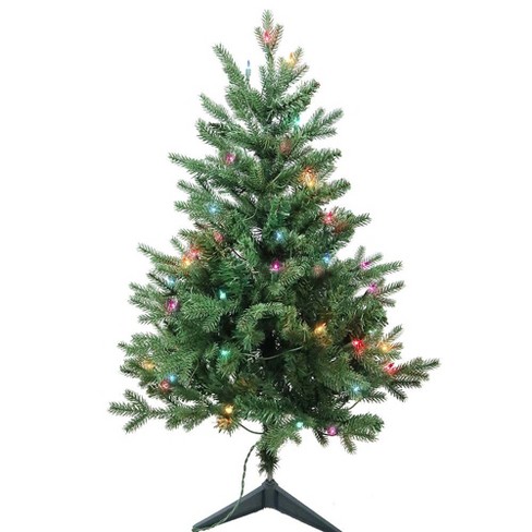 Kurt Adler 3' Pre-lit Multi-color Incandescent Jackson Pine Tree : Target