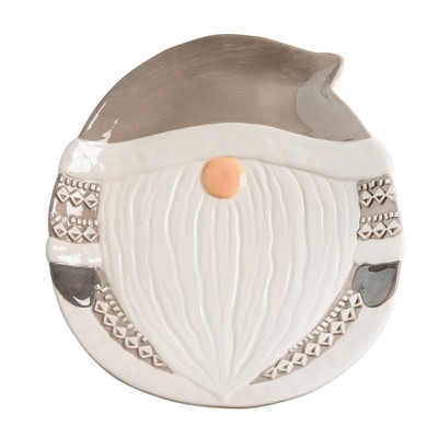 Gallerie II Beige Gnome 3D Large Cookie Plate
