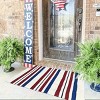 Unique Outdoor Mat, American Vintage Patriotic Star, Machine Washable Non-Slip Mat, Red White Blue Stars & Stripes Design Ideal Gift - 3 of 3