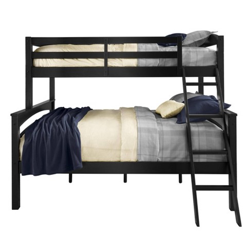 Twin Over Full Melvin Wood Bunk Bed, Wooden Bunk Bed Full And Twin