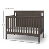 Child Craft Scout 4-in-1 Convertible Crib, Converts to Day Bed, Toddler Bed and Full Size Bed, 3 Mattress Positions, Baby Safe Finish - 3 of 4