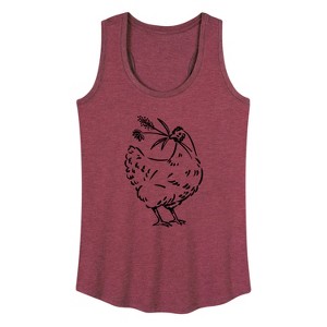 Women's - Instant Message - Country Casuals Graphic Racerback Tank - 1 of 4