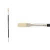 Creative Mark Pro Stroke Premium White Chungking Hog Bristle Artist Paint Brush - Flat - Natural Bristle Brush w/ Great Control Suitable for Oils, - 2 of 4