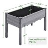 Yaheetech Fir Wood Garden Bed Planter Raised Bed - 3 of 4