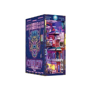 DIY 3D Book Nook Kit: Cyber City 284pcs - 1 of 4