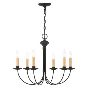Livex Lighting Heritage 6 - Light Chandelier in  Black - 1 of 4