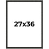 PosterPalooza | Antique Black Picture Frame - UV Acrylic, Foam Board Backing, Hanging Hardware - 2 of 4