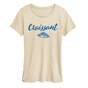 Women's - Instant Message - Croissant Short Sleeve Graphic T-Shirt - 1 of 4