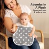 KeaBabies 4pk Hallo Baby Burp Cloths, Organic Cotton Burp Cloth for Girls, Boys, Soft & Absorbent Burping Cloths - 4 of 4