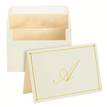 Blank Note Cards With Envelopes (50ct) - White : Target