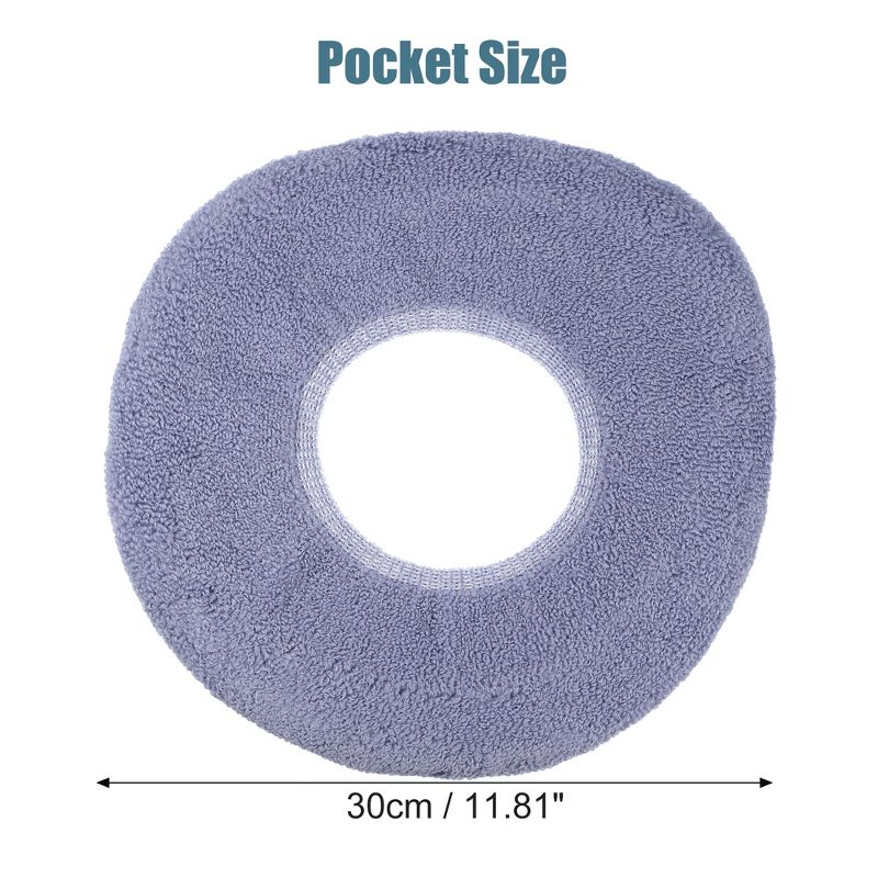 Unique Bargains Stretchable Thicker Toilet Seat Cover Pad Lid Bathroom Warmer Soft Washable Reusable, 4 of 7