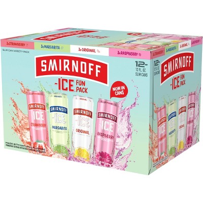 Smirnoff Ice Fun Pack - 12pk/12 fl oz Slim Cans