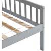 DOMETOUR Twin-size Pine Wood Daybed with two Storage Drawers, Sofa Bed with Bed Platform of 10 Support Slats,Grey - 3 of 4