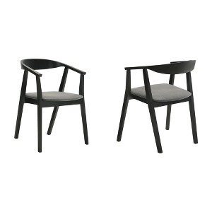 Armen Living,Santana Wood Dining Chair - Set of 2 - 1 of 4