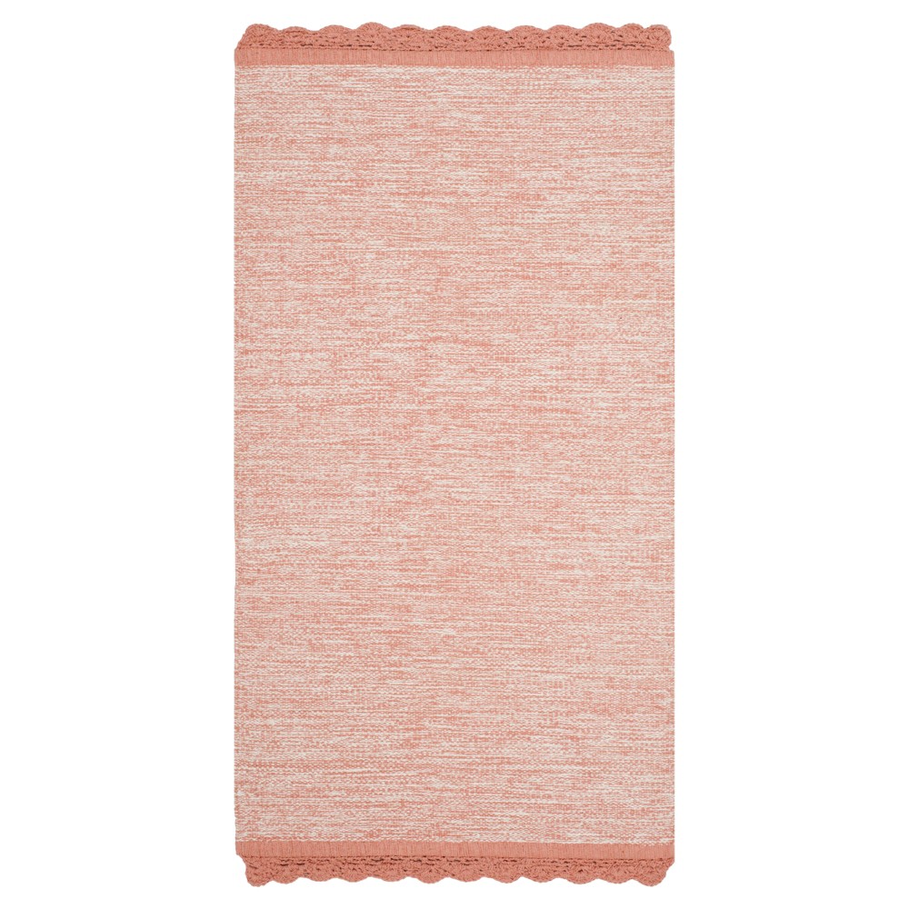 Peach Spacedye Design Woven Accent Rug 3'x5' - Safavieh
