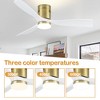 Airsurfer 52-Inch Flush Mount Gold Ceiling Fans With Remote - 4 of 4