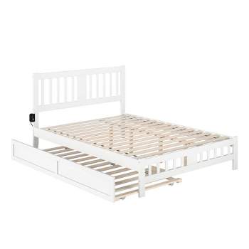 Tahoe Bed with Footboard and Twin Extra Long Trundle - AFI