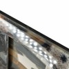 Sagebrook Home Stone Picture Frame - Handcrafted Glass & Metal Photo Display - Modern Decorative Design for Home, Office & Bedroom - 10" Black & Ivory - 4 of 4