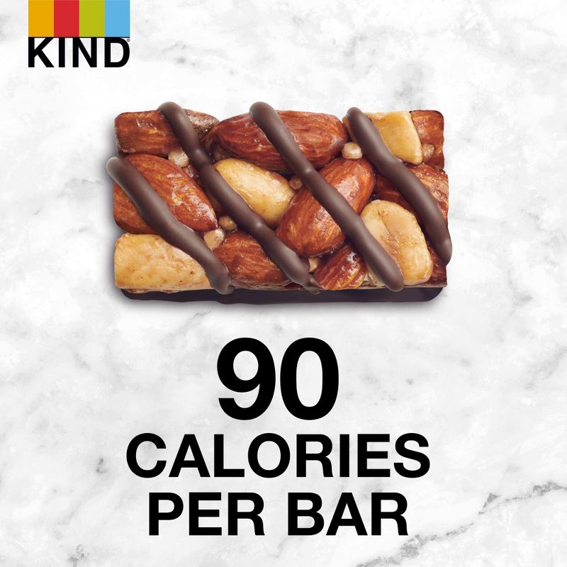 KIND Minis Dark Chocolate Nuts Sea Salt - 0.6 / 10ct, 5 of 11
