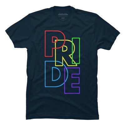 Adult Design By Humans Pride Sleek Text By MANGAZaB T-Shirt