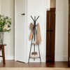 Industrial Style Coat Rack Stand with 2 Shelves: Sturdy, Stylish Organizer for Clothes, Hats, and Bags - 4 of 4