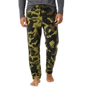 ADR Men's Soft Plush Fleece Pajama Pants, Warm Long Lounge Bottoms - 1 of 4