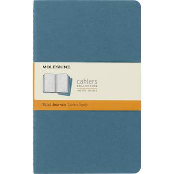 Moleskine Ruled Cahier Journal Brisk Blue
