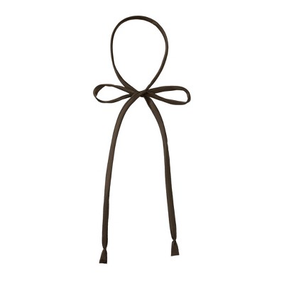 Allegra K Women's Self-tied Adjustable Solid Color Bow Tie
