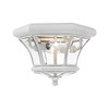 Livex Lighting Monterey/Georgetown 2 - Light Flush Mount in  White - 3 of 4