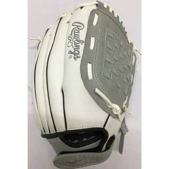 Rawlings 12" Fielding Gloves - White/Gray