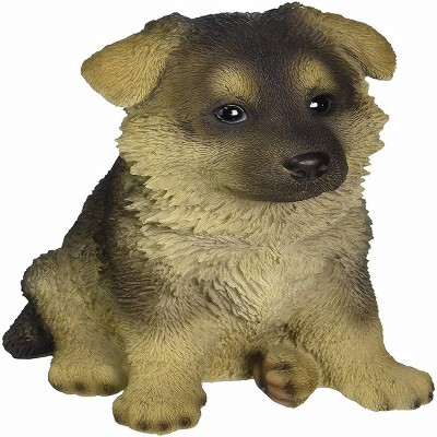 7" Polyresin German Shepherd Puppy Statue Brown - Hi-Line Gift