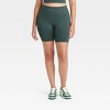 Women's Lurex Seamless High-Rise Bike Shorts 6" - All In Motion™ - image 3 of 4