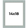 PosterPalooza | Refined Blue Picture Frame - UV Acrylic, Foam Board Backing, Hanging Hardware - 2 of 4