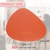 Unique Bargains Irregular PVC Leather Waterproof Anti-slip Home Decor Coasters 4 Pcs - 2 of 4