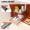 Mojgar 2 Tier 14"W * 21"D Pull Out Cabinet Organizer, Heavy Duty Slide Out Pantry Shelves, Sliding Drawer Storage - 3 of 4