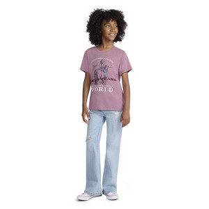 Levi's® Girls' Short Sleeve Graphic T-Shirt - Pink - 1 of 4