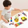 5-in-1Wooden Baby Intellectual Development Toys, Birthday gift, Early Learning Educational Montessori Toys for 3-years and plus Boys and Girls - 4 of 4