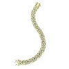 Guili 14K Gold Plated Classic Chain Bracelet with Clear Cubic Zirconia Offers Timeless Sparkle and Polished Style for Everyday Elegance - 2 of 3