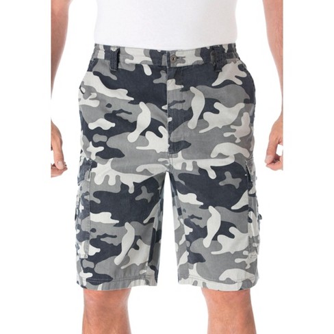 APEXFWDT Cargo Shorts for Men Big and Tall Camo Outdoor Military Tactical  Cargo Short Elastic Waist Multi-Pocket Camouflage Shorts