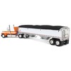 First Gear 1/64 Orange Ford LTL 9000 60" Flattop Wilson Pacesetter Grain Trailer DCP 60-1798 - 4 of 4