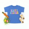 The Juniper Shop Happy Easter Wavy Colorful Youth Short Sleeve Tee - 2 of 2